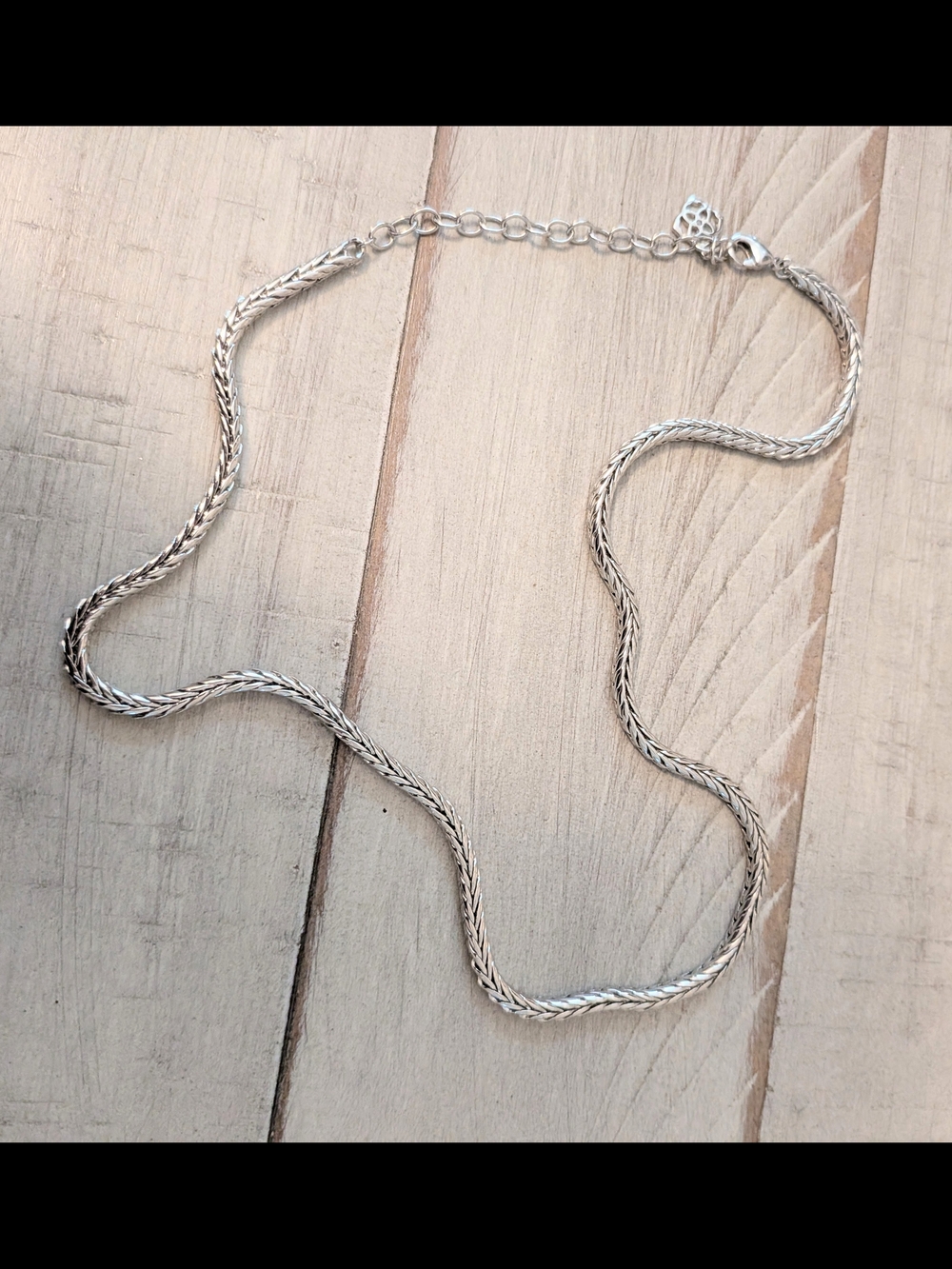 Kendra Scott Colson Oxidized Silver Chain Necklace